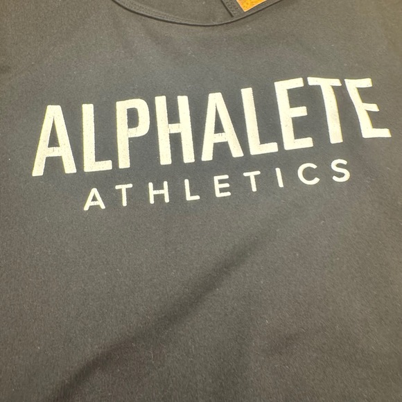 Alphalete Athletics Black Racerback Tank Top Womens Size L Athletic Workout - Picture 2 of 5